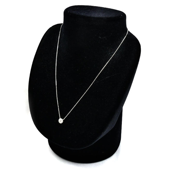 Vendome Aoyama ヴァンドーム青山 Pt950プラチナ Pt850プラチナ グレース ネックレス ダイヤモンド0.38ct 2.6g 37/40cm レディース【中古】