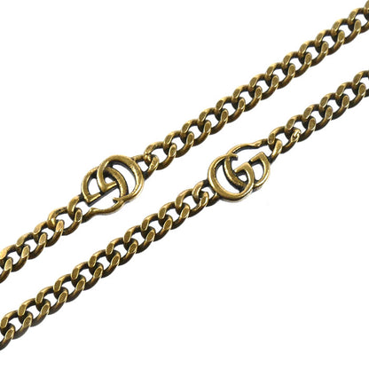 GUCCI グッチ GP ラインストーン GGマーモント ネックレス 645675 44～49cm レディース【中古】