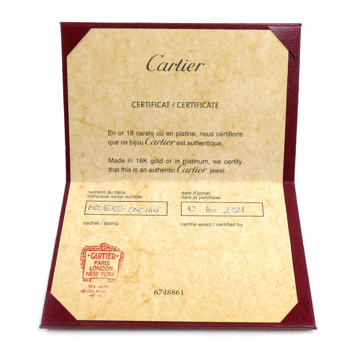 CARTIER カルティエ K18YG/PG/WG トリニティ コードブレスレット ブレスレット B6016700 3.4g レディース【中古】【美品】