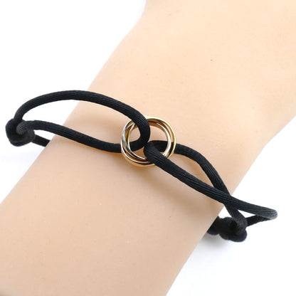 CARTIER カルティエ K18YG/PG/WG トリニティ コードブレスレット ブレスレット B6016700 3.4g レディース【中古】【美品】