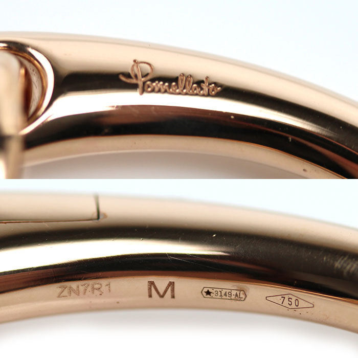 Pomellato ポメラート K18PG ピンクゴールド カテネ ブレスレット PBC1010-O7000-M M 33.4g レディース【中古】【美品】