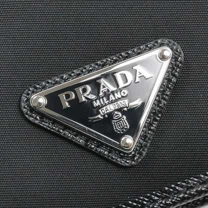 PRADA プラダ テスート トライアングルロゴ 二つ折り財布 ブラック 2MO738 IC メンズ【未使用】【買取品】