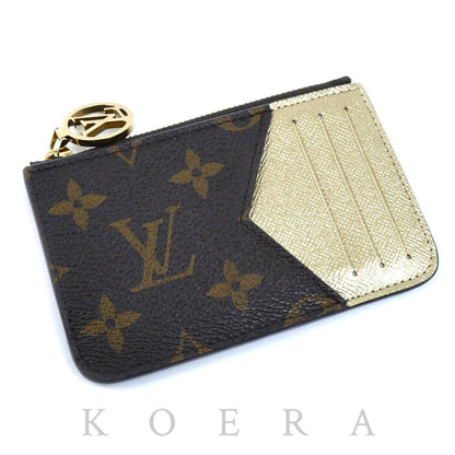 LOUIS VUITTON ルイ・ヴィトン ポルト カルト ロミー コインケース フラグメントケース モノグラム ブラウン ゴールド M26654 IC レディース【中古】