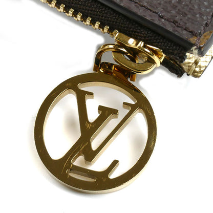 LOUIS VUITTON ルイ・ヴィトン ポルト カルト ロミー コインケース フラグメントケース モノグラム ブラウン ゴールド M26654 IC レディース【中古】
