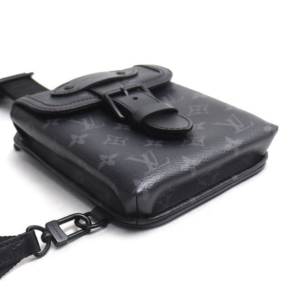 LOUIS VUITTON ルイ・ヴィトン ソミュール スリングバッグ ボディバッグ モノグラムエクリプス M45912 IC メンズ【中古】【美品】