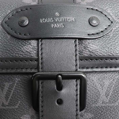 LOUIS VUITTON ルイ・ヴィトン ソミュール スリングバッグ ボディバッグ モノグラムエクリプス M45912 IC メンズ【中古】【美品】