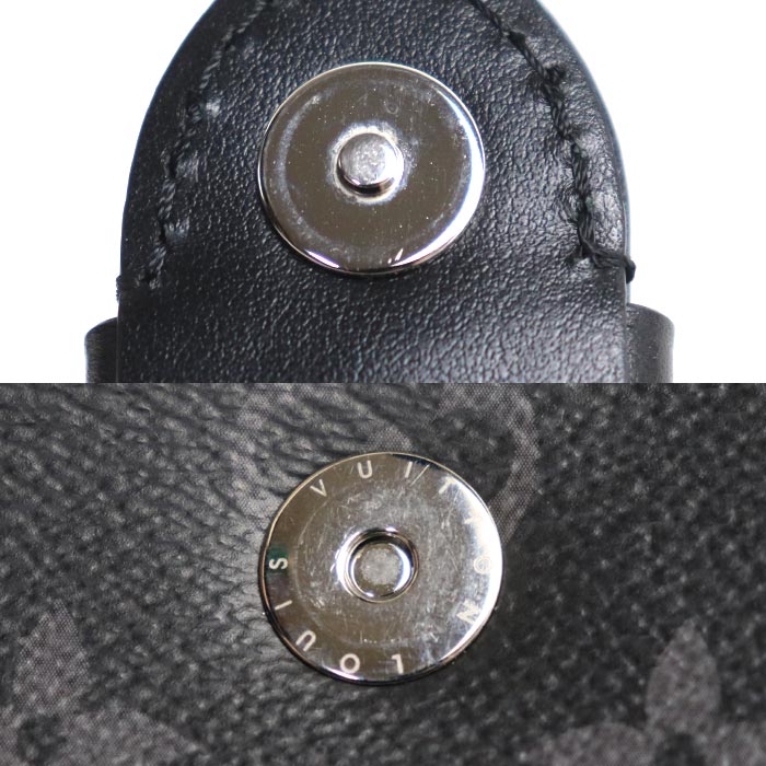 LOUIS VUITTON ルイ・ヴィトン ソミュール スリングバッグ ボディバッグ モノグラムエクリプス M45912 IC メンズ【中古】【美品】