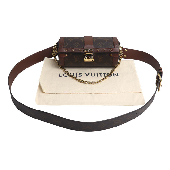 LOUIS VUITTON ルイ・ヴィトン パピヨン トランク ショルダーバッグ モノグラム M57835 IC レディース【中古】【美品】