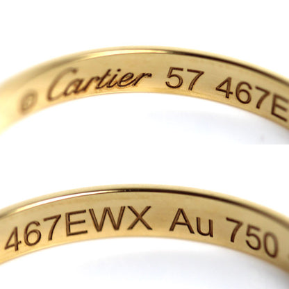 CARTIER カルティエ K18YG イエローゴールド ウェディング 1895 リング・指輪 B40023 16.5号 57 2.4g メンズ【中古】【美品】