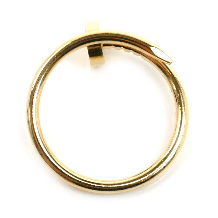 CARTIER カルティエ K18YG イエローゴールド ジュストアンクル SM リング・指輪 B4225953 13号 53 3.5g レディース【中古】