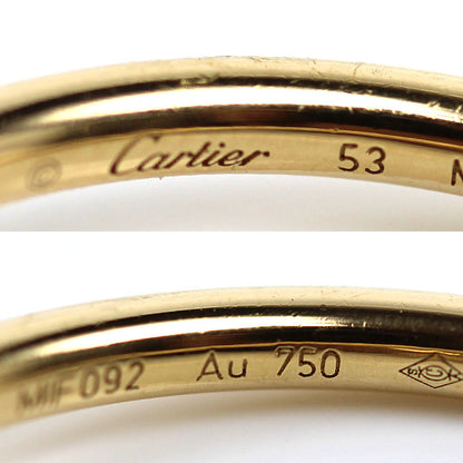 CARTIER カルティエ K18YG イエローゴールド ジュストアンクル SM リング・指輪 B4225953 13号 53 3.5g レディース【中古】