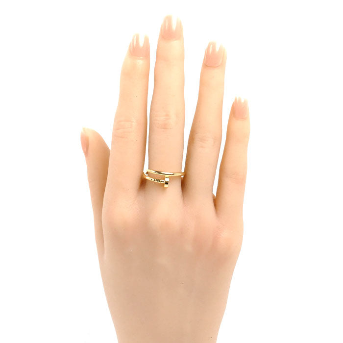 CARTIER カルティエ K18YG イエローゴールド ジュストアンクル SM リング・指輪 B4225953 13号 53 3.5g レディース【中古】