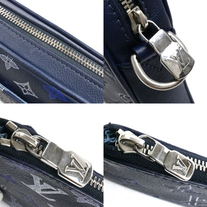 LOUIS VUITTON ルイ・ヴィトン トリオメッセンジャー ショルダーバッグ モノグラムシャドウ M28618 ICチップ メンズ【中古】【美品】