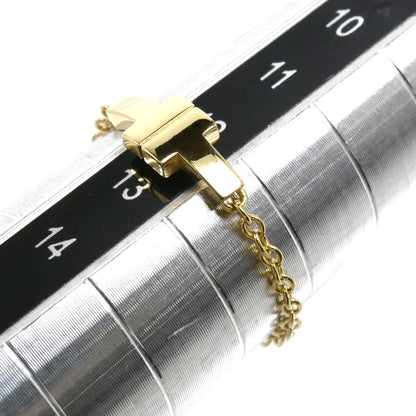 TIFFANY&Co. ティファニー K18YG イエローゴールド T TWO チェーンリング リング・指輪 12号 1.0g レディース【中古】【美品】