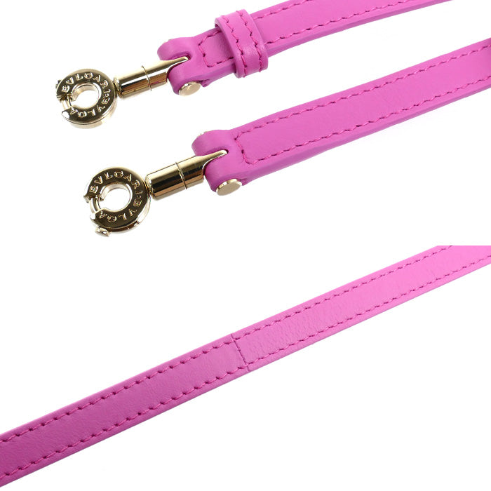 BVLGARI ブルガリ セルペンティーヌ チェーンショルダー ショルダーバッグ ピンク レディース【中古】【美品】
