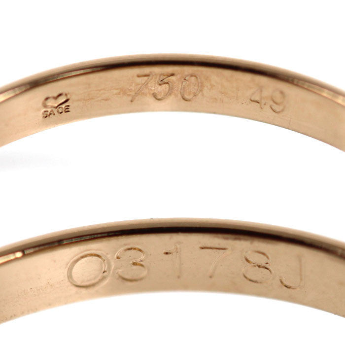 CARTIER カルティエ K18YG/PG/WG トリニティXSリング リング・指輪 9号 49 3.6g レディース【中古】【美品】