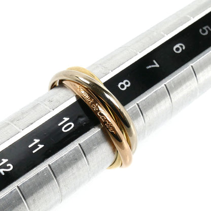 CARTIER カルティエ K18YG/PG/WG トリニティXSリング リング・指輪 9号 49 3.6g レディース【中古】【美品】