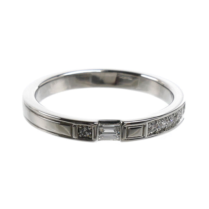 HARRY WINSTON ハリーウィンストン Pt950プラチナ トラフィック アクセントバンド リング・指輪 WBDPACRFTRF-097 ダイヤモンド 20.5号 7.0g メンズ【中古】【美品】