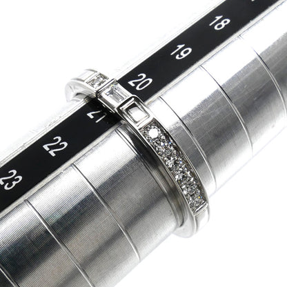 HARRY WINSTON ハリーウィンストン Pt950プラチナ トラフィック アクセントバンド リング・指輪 WBDPACRFTRF-097 ダイヤモンド 20.5号 7.0g メンズ【中古】【美品】