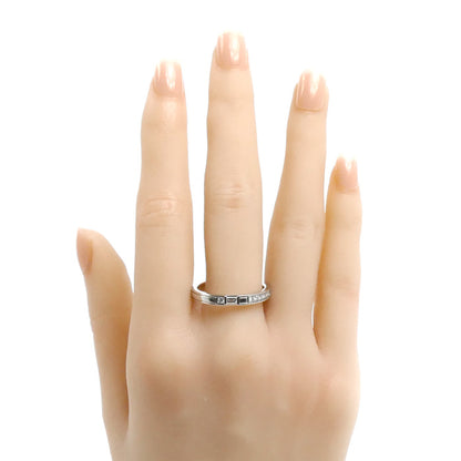 HARRY WINSTON ハリーウィンストン Pt950プラチナ トラフィック アクセントバンド リング・指輪 WBDPACRFTRF-097 ダイヤモンド 20.5号 7.0g メンズ【中古】【美品】