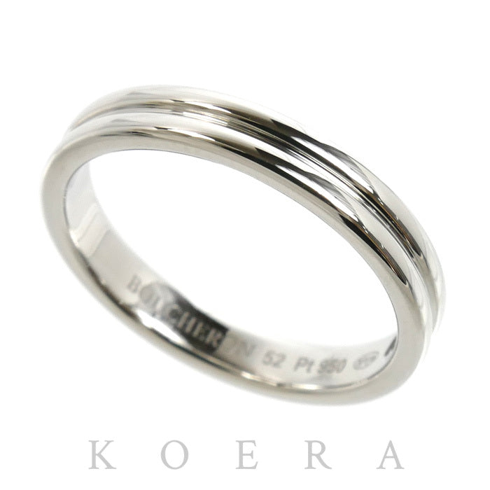 Boucheron ブシュロン Pt950プラチナ ゴドロン リング・指輪 JAL00113 11.5号 52 5.0g レディース【中古】【美品】