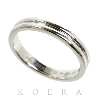 Boucheron ブシュロン Pt950プラチナ ゴドロン リング・指輪 JAL00113 11.5号 52 5.0g レディース【中古】【美品】