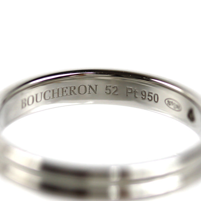 Boucheron ブシュロン Pt950プラチナ ゴドロン リング・指輪 JAL00113 11.5号 52 5.0g レディース【中古】【美品】