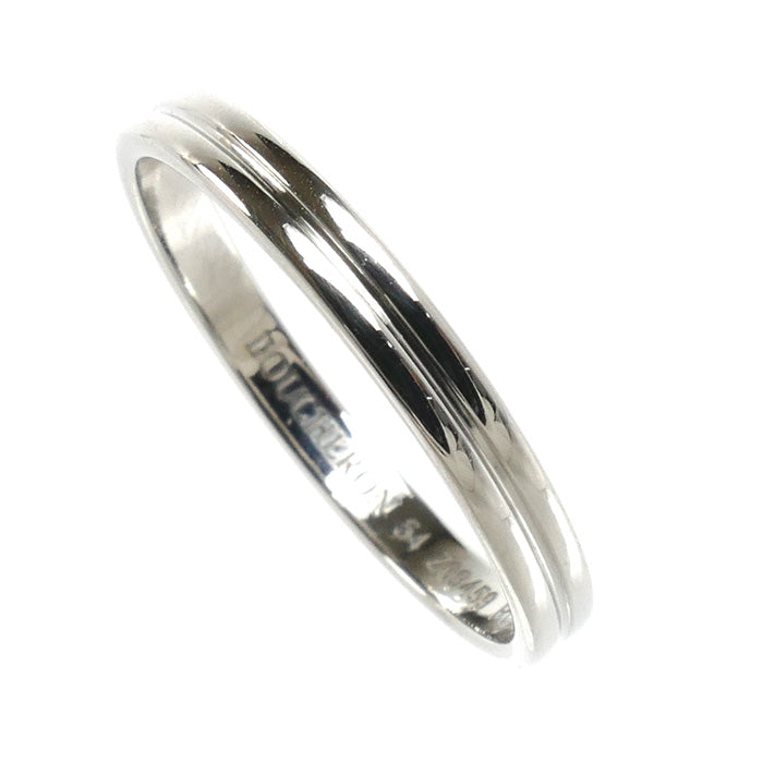 Boucheron ブシュロン Pt950プラチナ ゴドロン スモール リング・指輪 JAL00254 13.5号 54 2.8g レディース【中古】【美品】