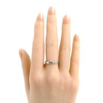 Boucheron ブシュロン Pt950プラチナ ゴドロン スモール リング・指輪 JAL00254 13.5号 54 2.8g レディース【中古】【美品】