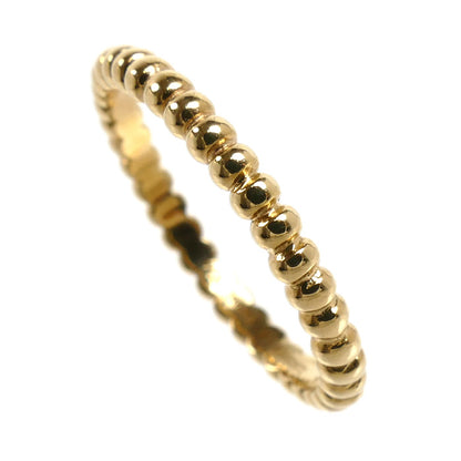 Van Cleef & Arpels ヴァンクリーフ＆アーペル K18YG イエローゴールド ペルレ リング・指輪 VCARN95Q51 11号 51 2.1g レディース【中古】【美品】