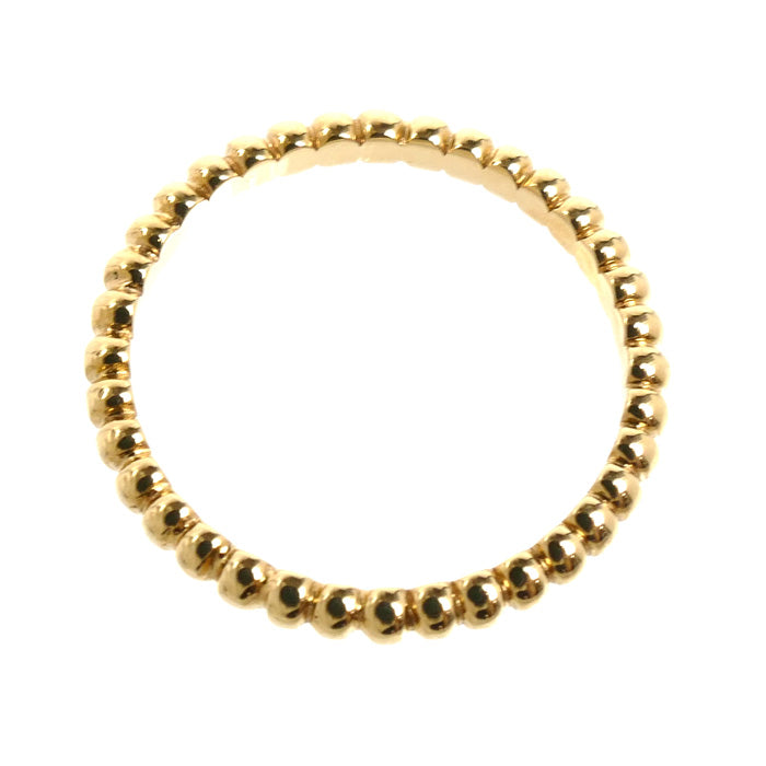 Van Cleef & Arpels ヴァンクリーフ＆アーペル K18YG イエローゴールド ペルレ リング・指輪 VCARN95Q51 11号 51 2.1g レディース【中古】【美品】