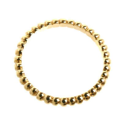 Van Cleef & Arpels ヴァンクリーフ＆アーペル K18YG イエローゴールド ペルレ リング・指輪 VCARN95Q51 11号 51 2.1g レディース【中古】【美品】