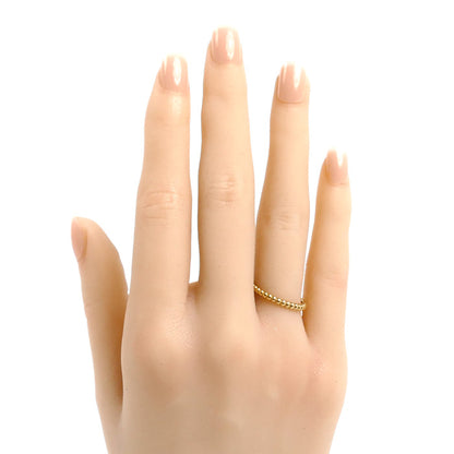 Van Cleef & Arpels ヴァンクリーフ＆アーペル K18YG イエローゴールド ペルレ リング・指輪 VCARN95Q51 11号 51 2.1g レディース【中古】【美品】