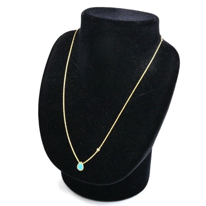Boucheron ブシュロン K18YG イエローゴールド セルパンボエム XS ネックレス JPN00627 ターコイズ ダイヤモンド 4.4g 38/42/44cm レディース【中古】【美品】