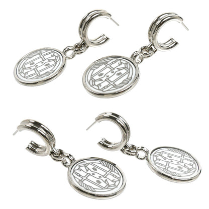 HERMES エルメス メタル カドリージュ ピアス レディース【中古】【美品】