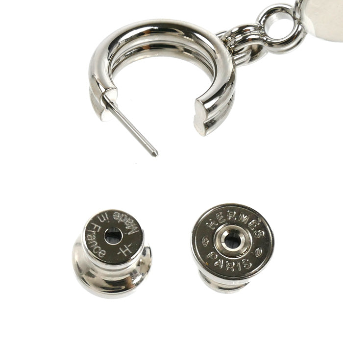 HERMES エルメス メタル カドリージュ ピアス レディース【中古】【美品】
