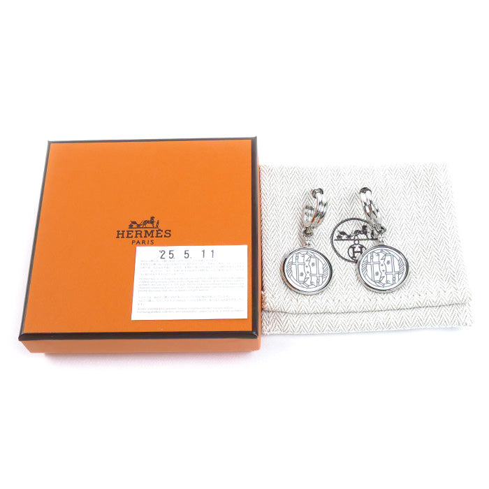 HERMES エルメス メタル カドリージュ ピアス レディース【中古】【美品】