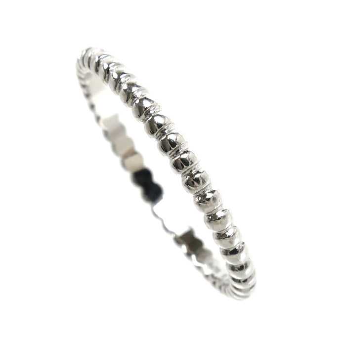 Van Cleef & Arpels ヴァンクリーフ＆アーペル K18WG ホワイトゴールド ペルレ リング・指輪 VCARPJME61 20.5号 61 2.6g メンズ【中古】【美品】