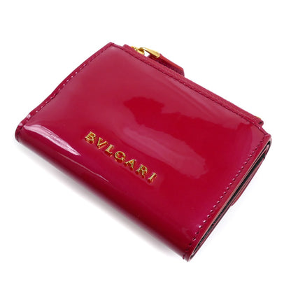 BVLGARI ブルガリ セルペンティ コンパクトウォレット 二つ折り財布 ピンク レディース【中古】【美品】