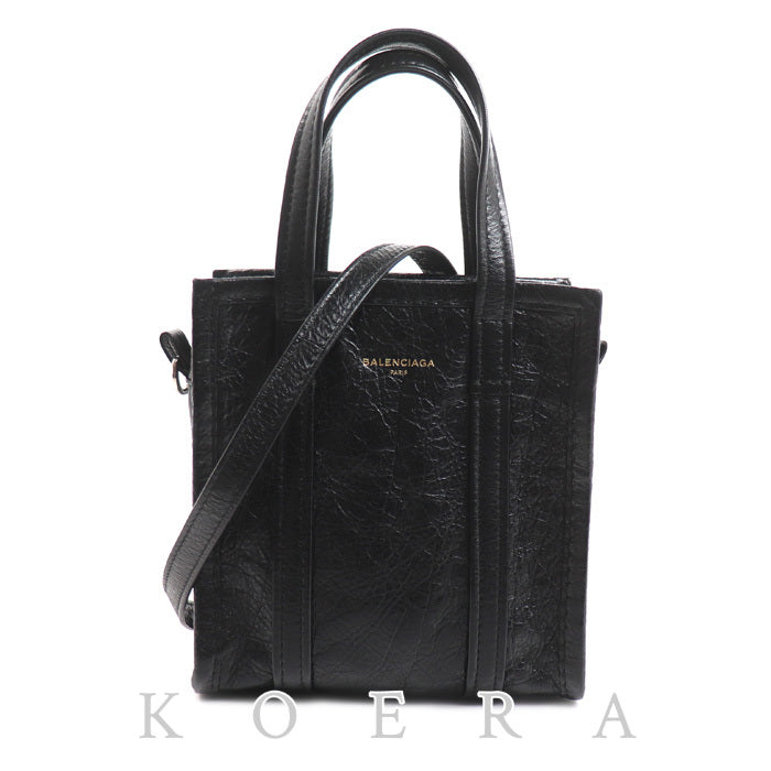 BALENCIAGA バレンシアガ バザールショッパーXXS 2Wayショルダーバッグ 513988 レディース【中古】【美品】