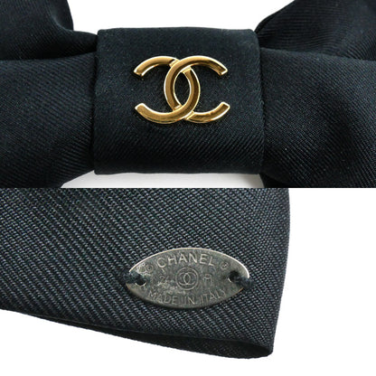 CHANEL シャネル シルク バレッタ ココマーク リボン ヘアアクセサリー AA9854 レディース【中古】【美品】