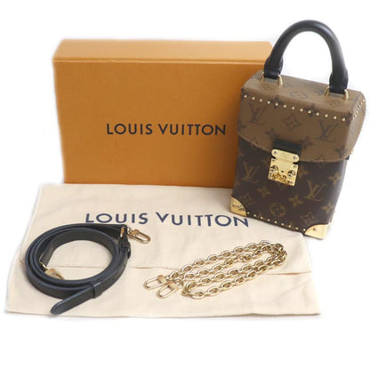 LOUIS VUITTON ルイ・ヴィトン カメラボックス 2Wayショルダーバッグ モノグラム・リバース ブラウン M82465 ICチップ レディース【中古】【美品】