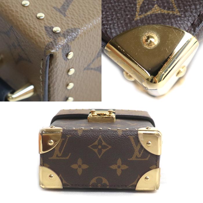 LOUIS VUITTON ルイ・ヴィトン カメラボックス 2Wayショルダーバッグ モノグラム・リバース ブラウン M82465 ICチップ レディース【中古】【美品】