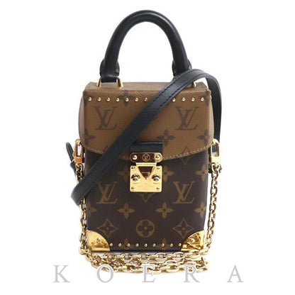 LOUIS VUITTON ルイ・ヴィトン カメラボックス 2Wayショルダーバッグ モノグラム・リバース ブラウン M82465 ICチップ レディース【中古】【美品】