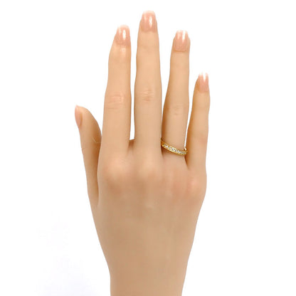 agete アガット K18YG イエローゴールド ダイヤモンド リング・指輪 ダイヤモンド0.20ct 11号 3.2g レディース【中古】