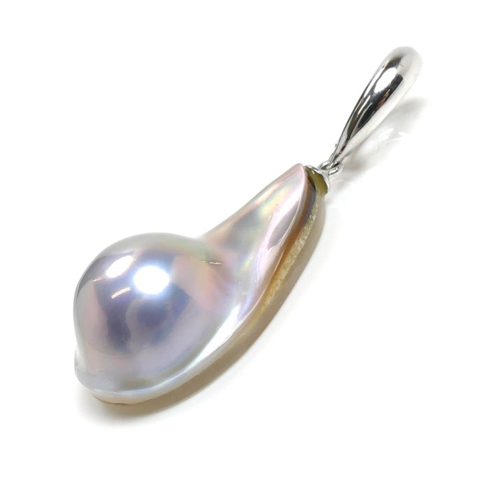 TASAKI タサキ K18WG ホワイトゴールド マベパール ペンダントトップ 4.3g レディース【中古】【美品】