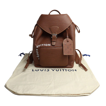 LOUIS VUITTON ルイ・ヴィトン 23AW モンスリ バックパック XL リュック・デイパック ブラウン M23099 ICタグ メンズ【中古】【美品】