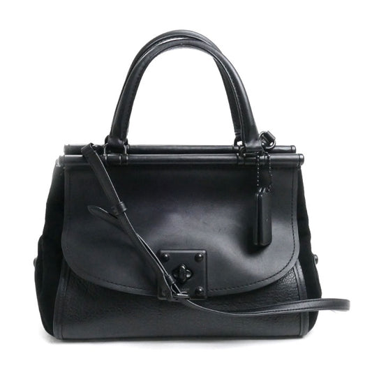 COACH コーチ ドリフター キャリーオール 2Wayショルダーバッグ ブラック 38389 レディース【中古】