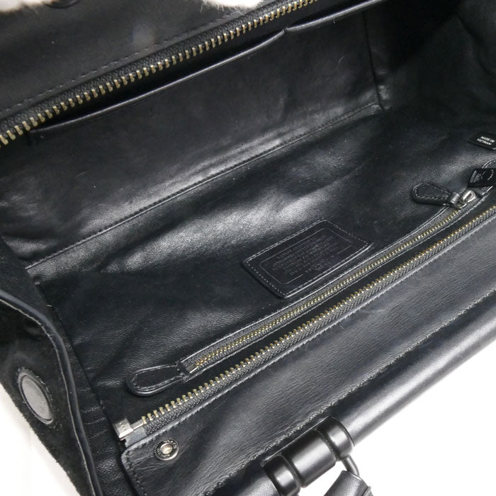 COACH コーチ ドリフター キャリーオール 2Wayショルダーバッグ ブラック 38389 レディース【中古】