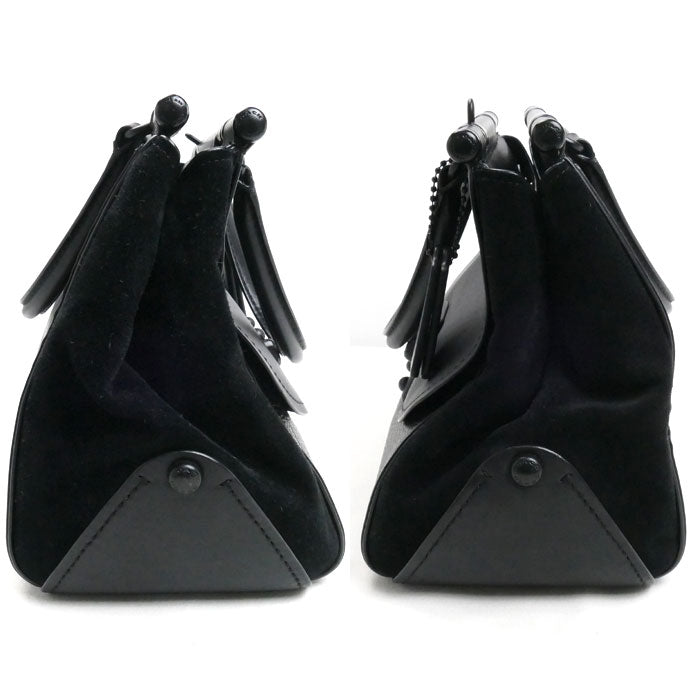 COACH コーチ ドリフター キャリーオール 2Wayショルダーバッグ ブラック 38389 レディース【中古】